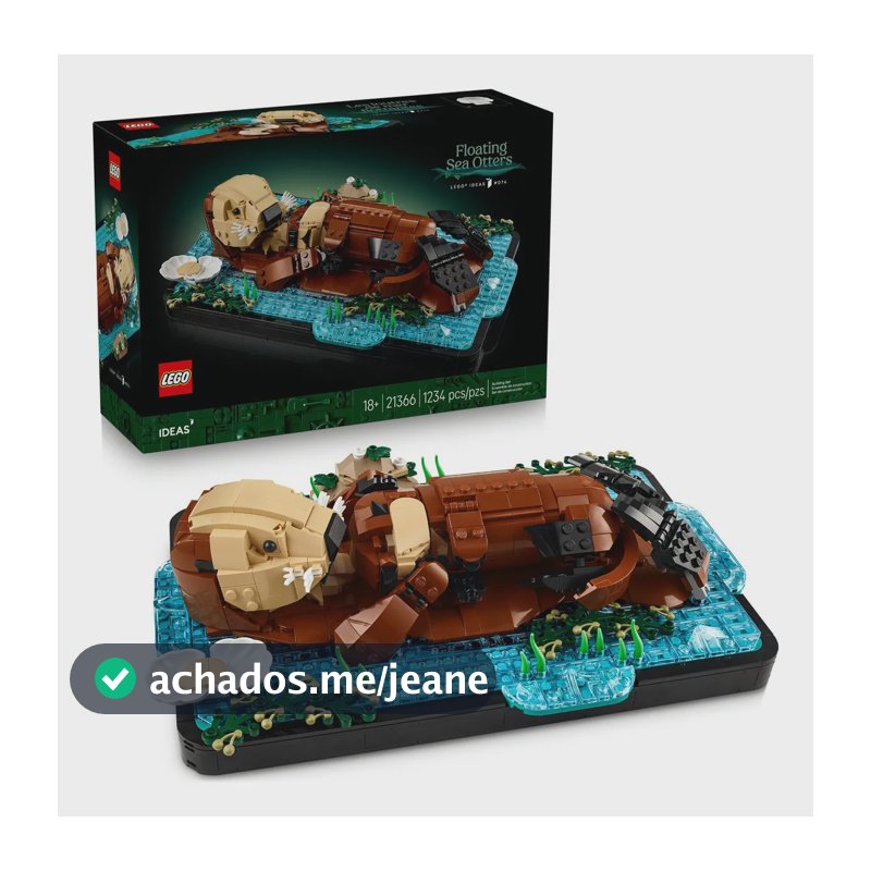 Blocos de Montar Ideas Lontras Marinhas Flutuantes 21366 18 Anos Lego