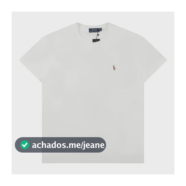 Camisetas Rl Classic Com Logo Bordado Colorido