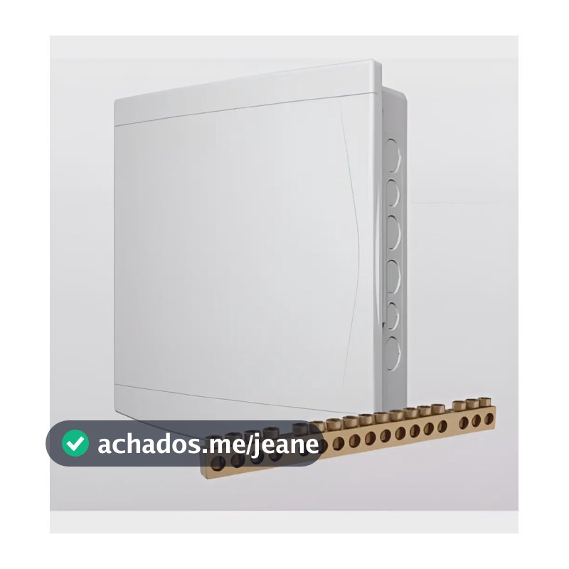 Quadro Distribuição Embutir 12/16 Disjuntor C/barramento Tigre