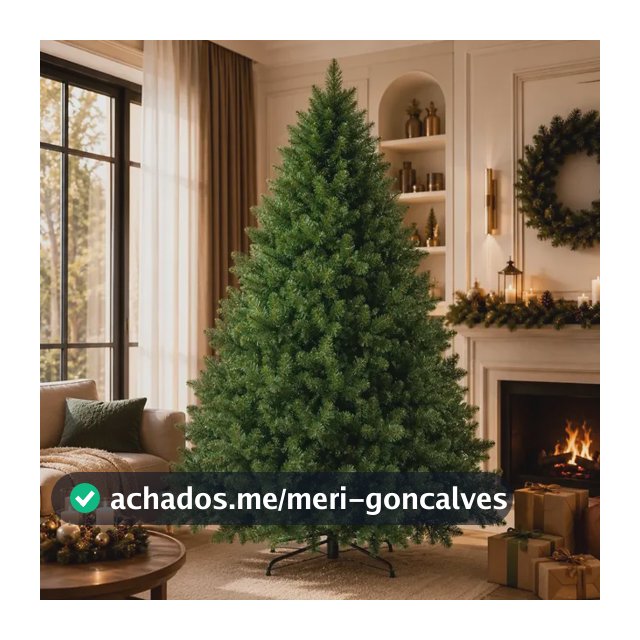 Árvore Natal Pinheiro Luxo 180cm 480 Galhos Cheia Realista Verde