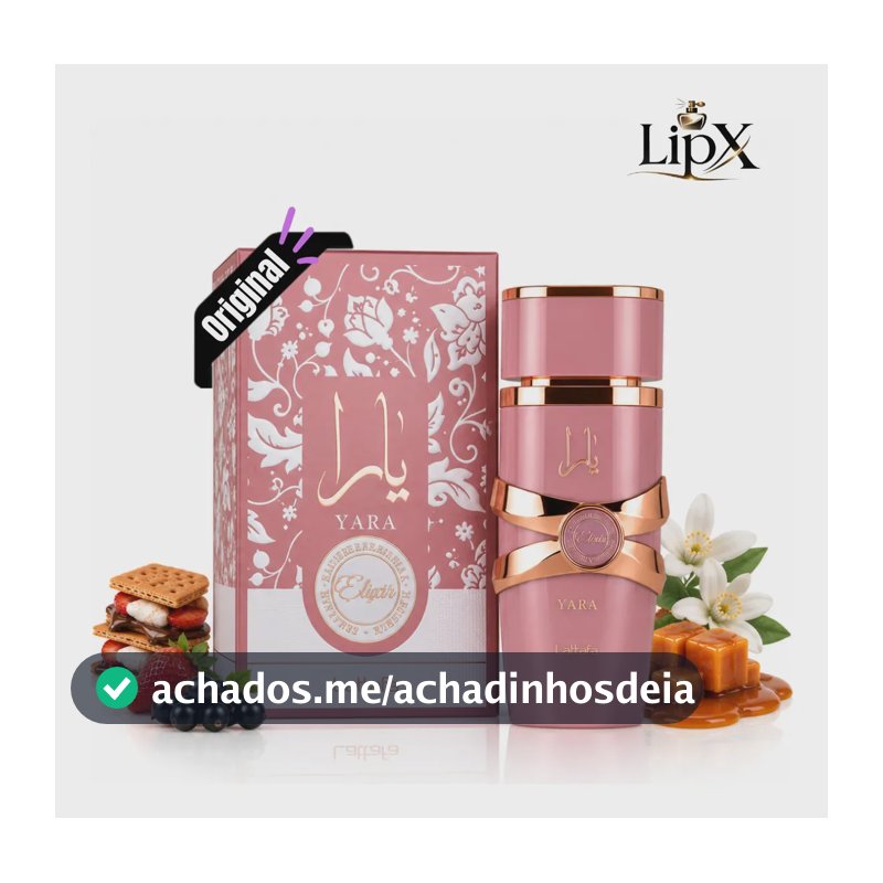 Perfume Arabe Yara Elixir Feminino Eau De Parfum 100ml Lipx