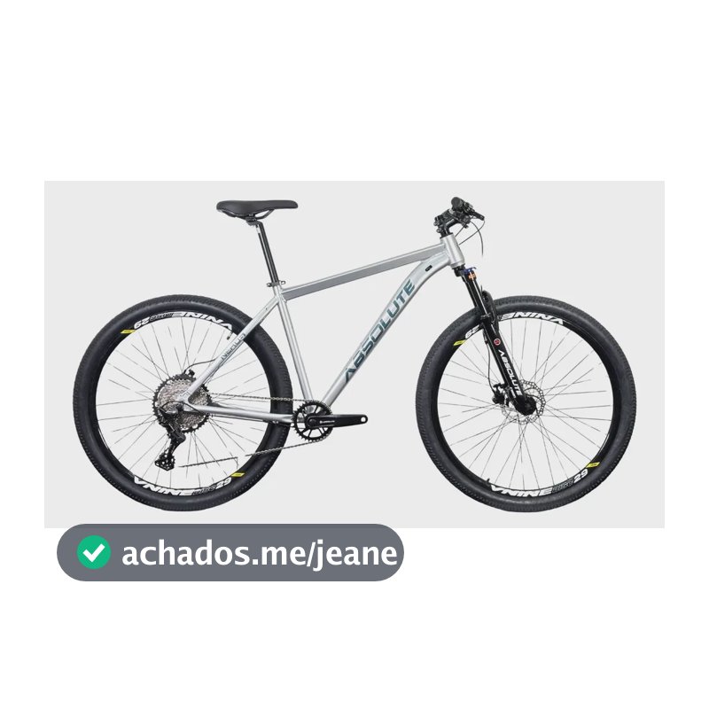 Bicicleta Absolute Nero 6 12v Aro 29 Mtb Freio Hidráulico Prata 19
