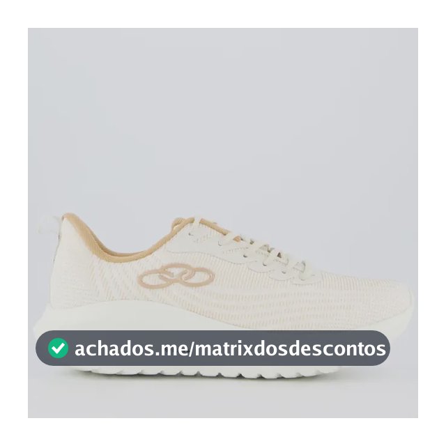 Tênis Olympikus Eleva Plus Acqua Feminino Bege