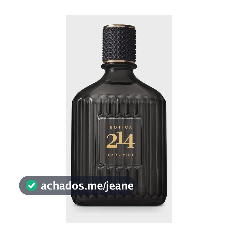 Botica 214 Dark Mint Eau De Parfum Masculino Boticário 90ml