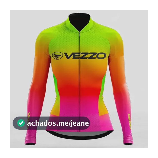 Camisa Bike Ciclismo Mtb Feminina Proteção Uv Vezzo Ml