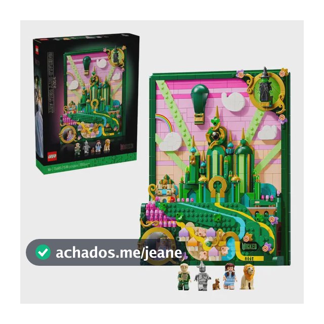 Lego® Wicked Arte De Parede De Emerald City 75685
