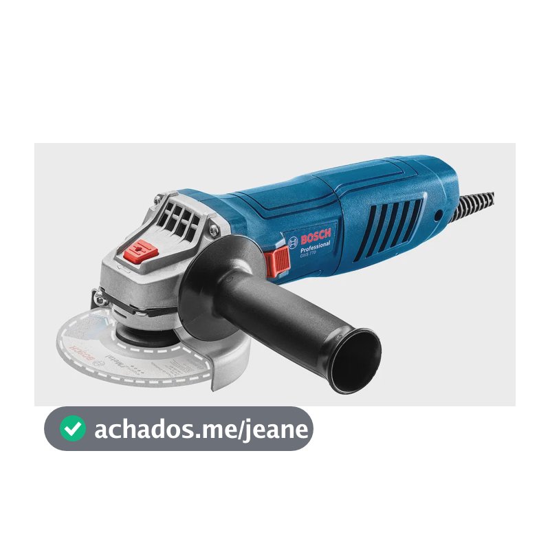 Esmerilhadeira Angular Bosch GWS 770 4.1/2" 770W 220V 115mm