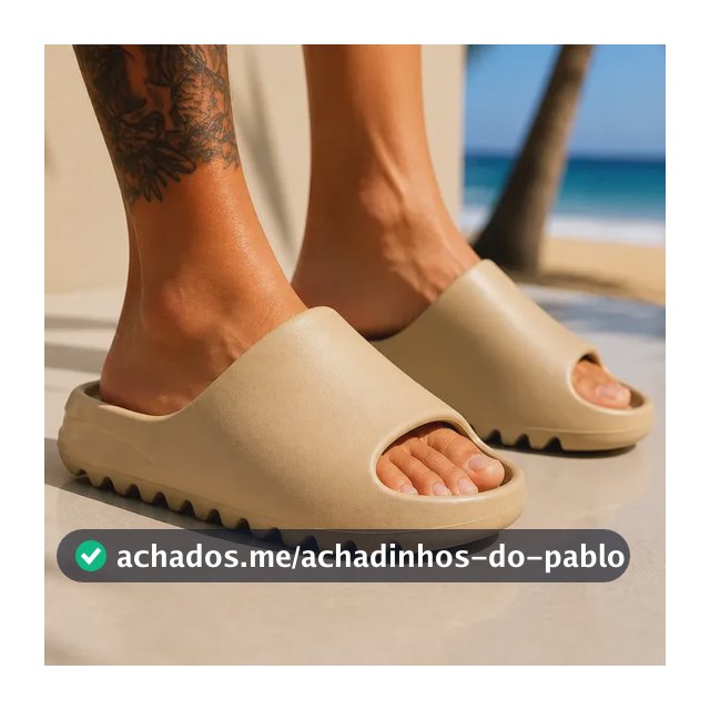 Chinelo Slide Nuvem Masculino 100% Eva Plataforma