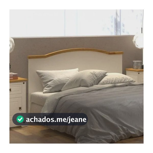 Cabeceira Painel Queen Smile Móveis Serpil Gj Branco