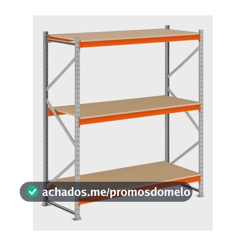 Mini Porta Pallet Palete Inicial Slim Com Mdf Cru 200x120x60 1.2v