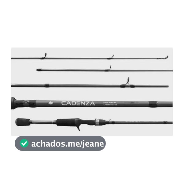 Vara Carretilha Cadenza C602 8-17lbs 1,80m Cinza Albatroz