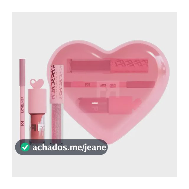 Kit Fran Love Kit Gloss Labial E Lápis Labial By Franciny