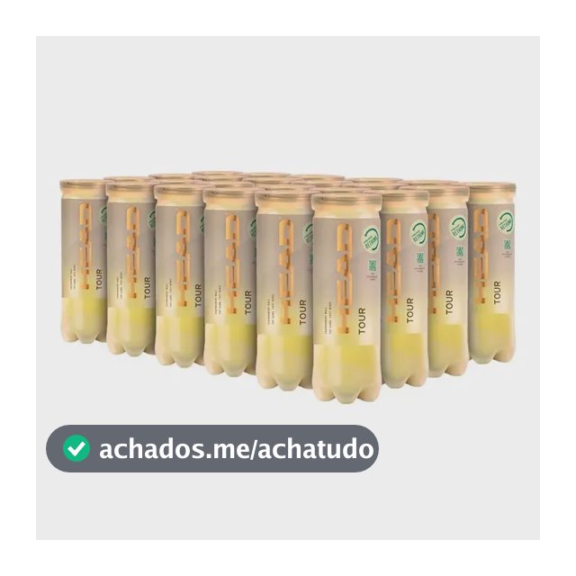 Bola De Tênis Head Tour - Caixa Com 24 Tubos 72bolas