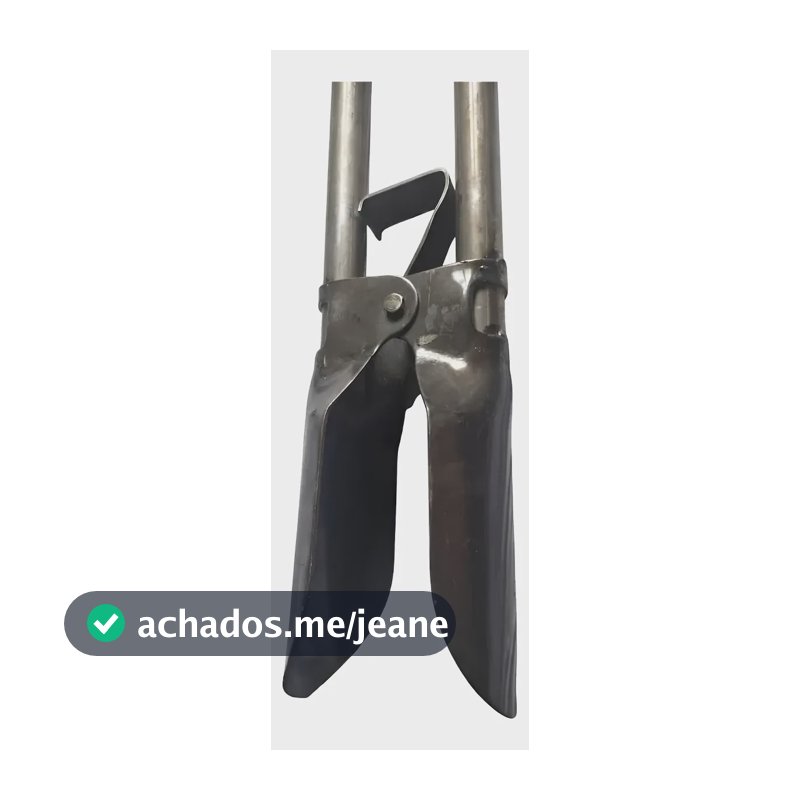 Cavadeira Articulada Cabo Cano Metal Construção Reforçada Cinza-escuro
