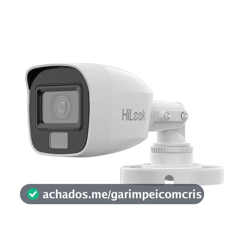 Câmera Bullet Thc-b127-lpc Fixa Luz Dupla 2mp Hikvision