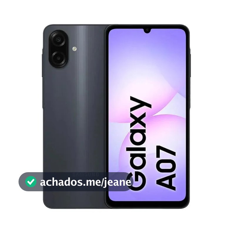 Celular Samsung Galaxy A07 128gb 4gb Tela Grande