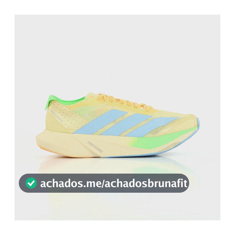 Tênis adidas Adizero Drive Rc Corrida 21 A 42 Km Lightstrike Amarelo 41 Br