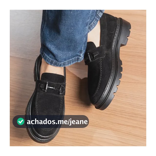 Sapato Social Masculino Mocassim Adulto Moderno Camurça Leve