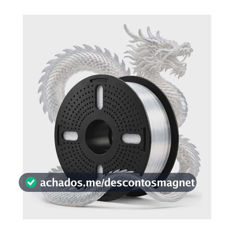 Filamentos Impressora 3d Print Pulse 1 Kg Pet G 1.75mm Cores Transparente