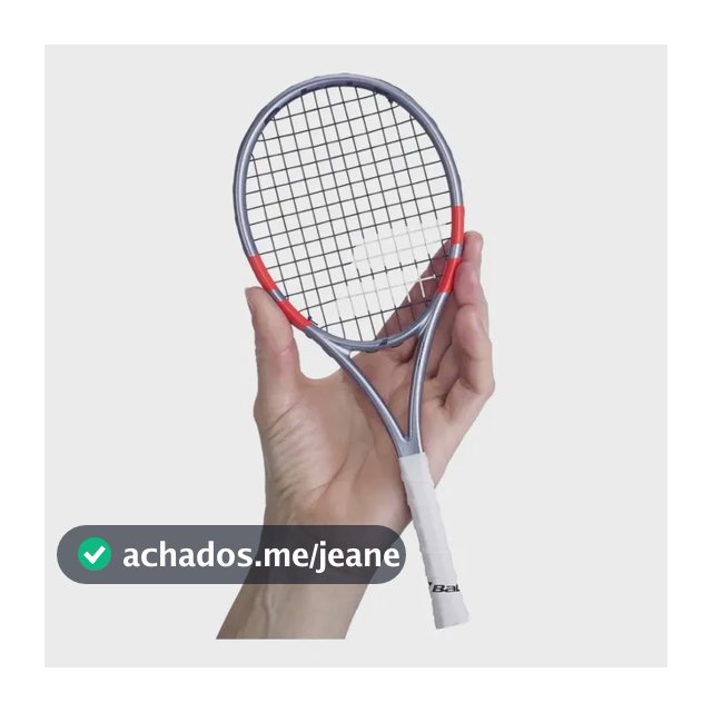 Mini Raquete Babolat Pure Strike Gen4 - Cinza 2025 Cinza
