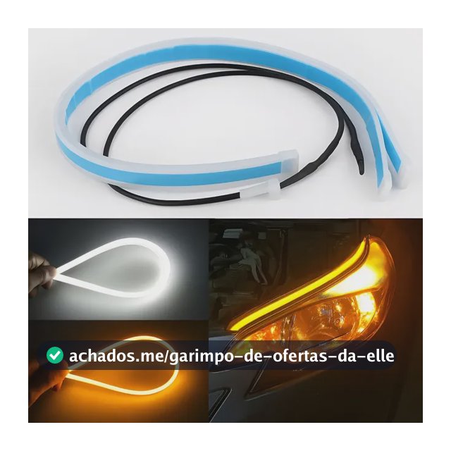 Fita Led Par 60cm Drl Farol E Seta Sequencial Universal