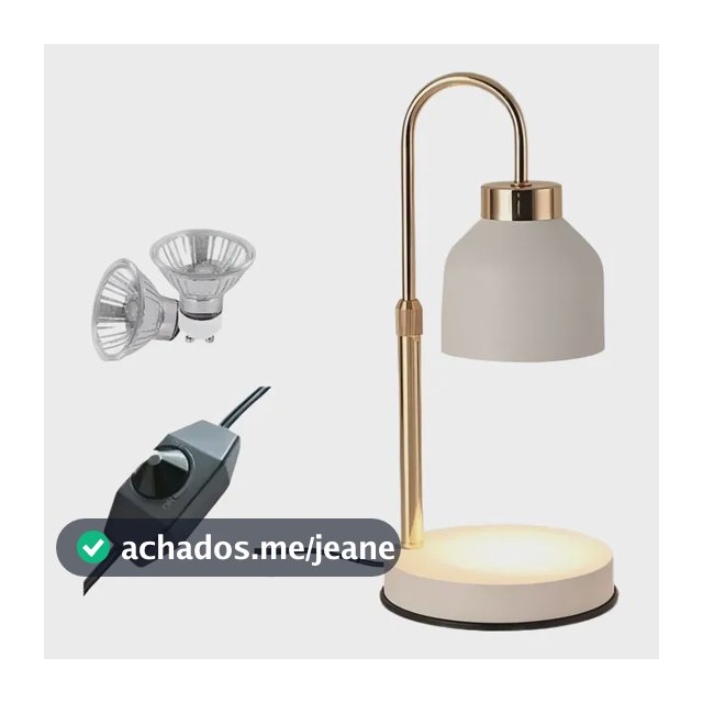Luminária Aquecedora De Velas Temporizador Regulável Aroma
