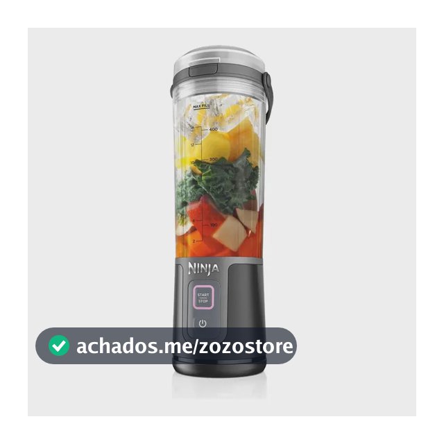Liquidificador Portátil Ninja Blast Sem Fio Copo 470ml Fácil de Limpar Ideal para Vitaminas Shakes e Bebidas Bivolt
