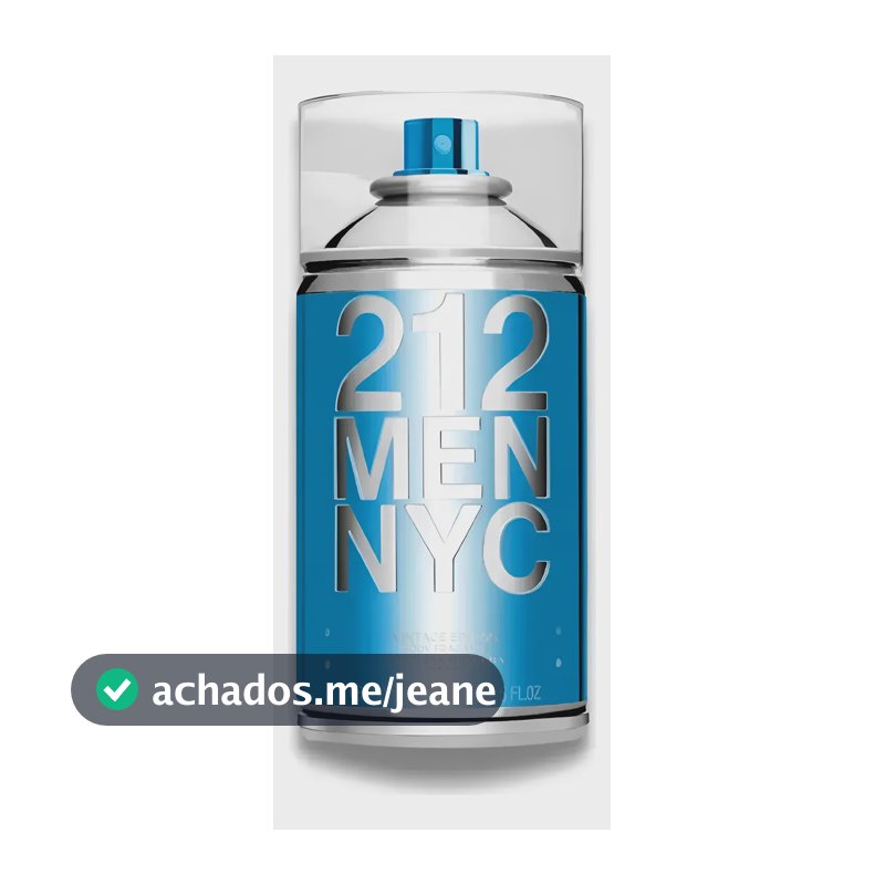 Body Spray 212 Men Nyc Body Fragrance 250ml Masculino Citrico Aromatico Carolina Herrera