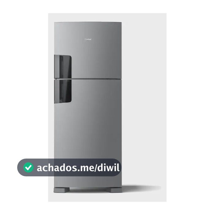 Geladeira Consul Frost Free 412 Litros Duplex Inox - CRM50MK