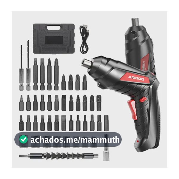 Parafusadeira De Impacto Bateria Kit Parafusadeira Com Caixa Cor Preto