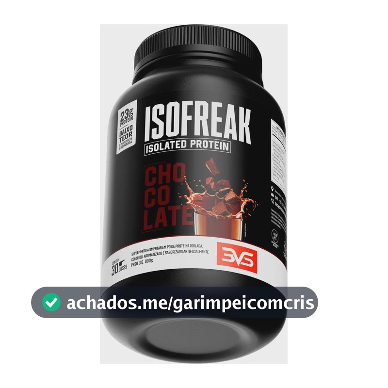 Whey Isolado Isofreak 900g Sabor: Chocolate - Fórmula Avançada Com 23g De Proteína Por Dose