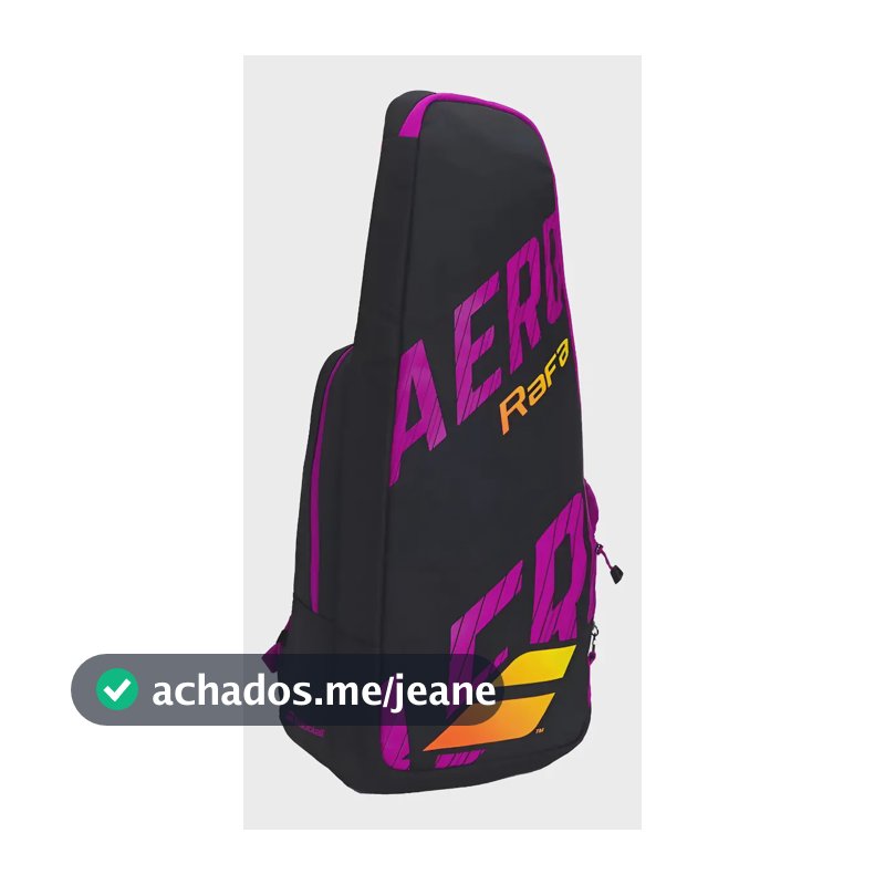 Mochila Raqueteira Babolat Pure Aero Rafa Preta Aero Rafa