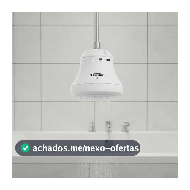 Ducha Chuveiro Elétrico Faminho 4 Temperaturas Sem Cano 6800w Fame