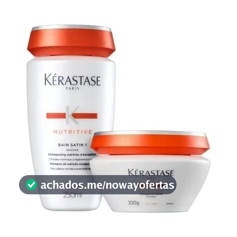 Kit Kerastase Nutritive Sh Satin 1 250ml Mascara Finos 200g
