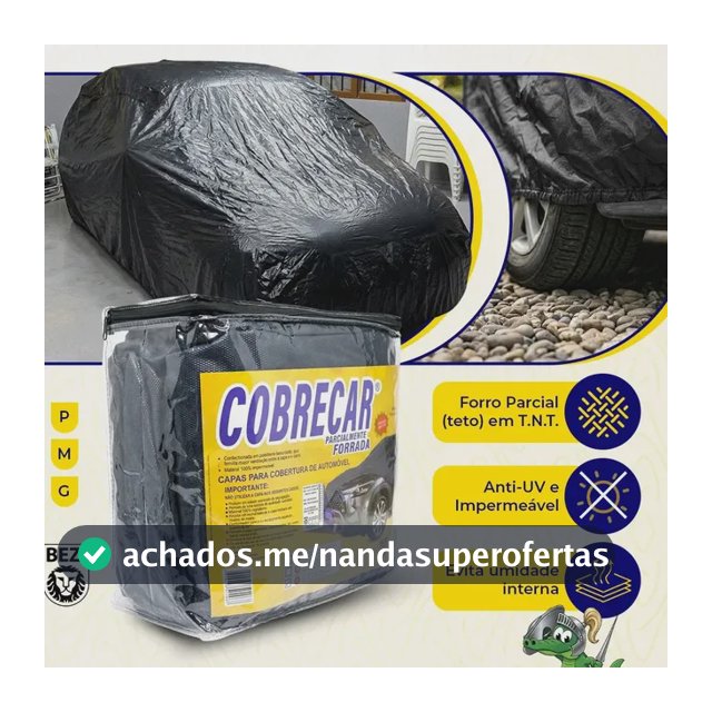 Capa De Cobrir Carro Cobrecar Parcialmente Forrada - G