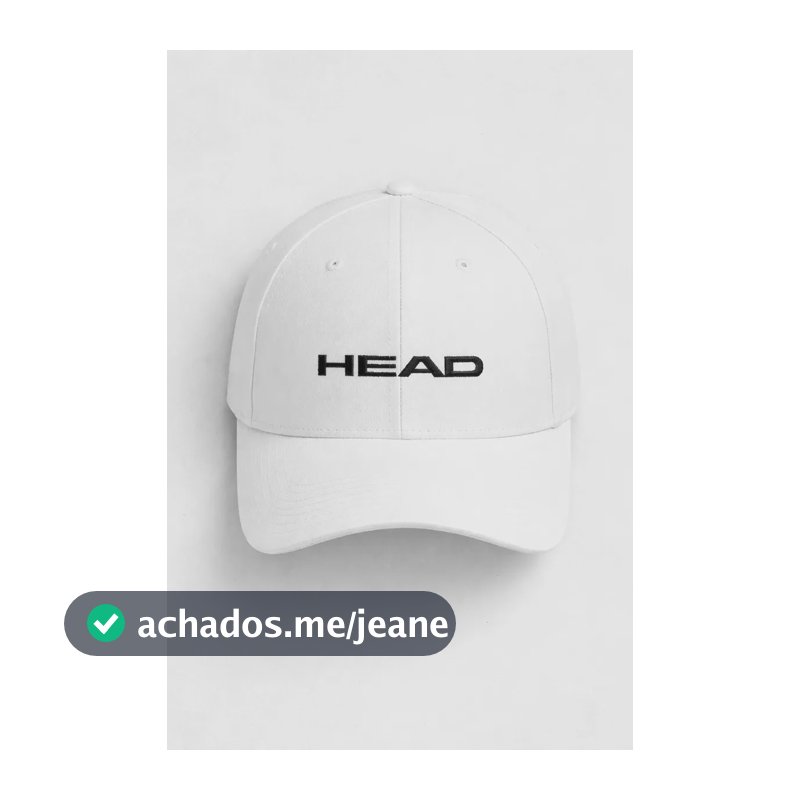 Boné Head Promotion 2025 Branco, Ajustável, para Tênis e Esportes