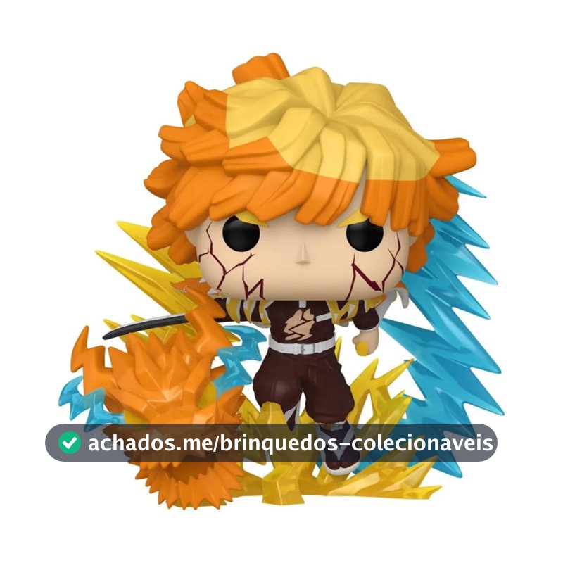 Boneco Funko Demon Slayer Castelo Infinito Zenitsu 2502chase