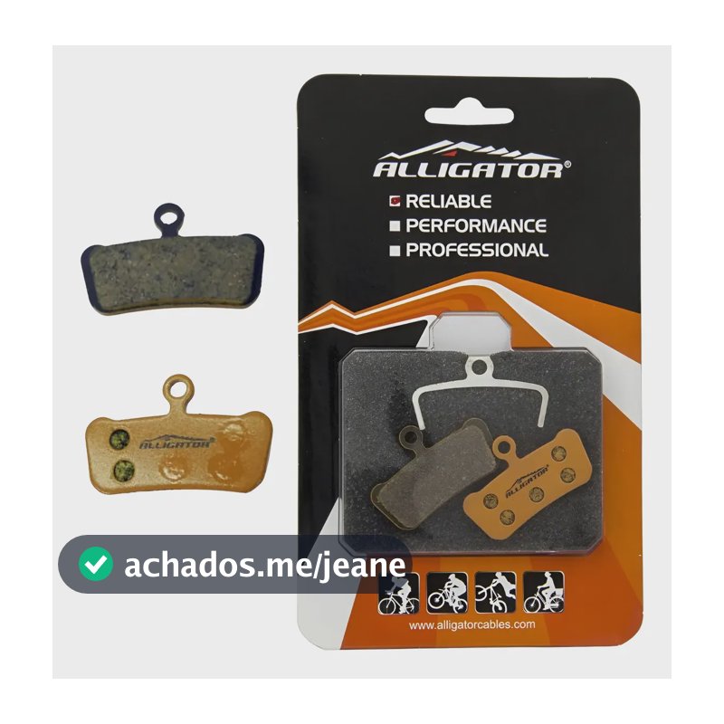 Pastilha Freio Bike Alligator Para Sram Avid Guide G2 Xo
