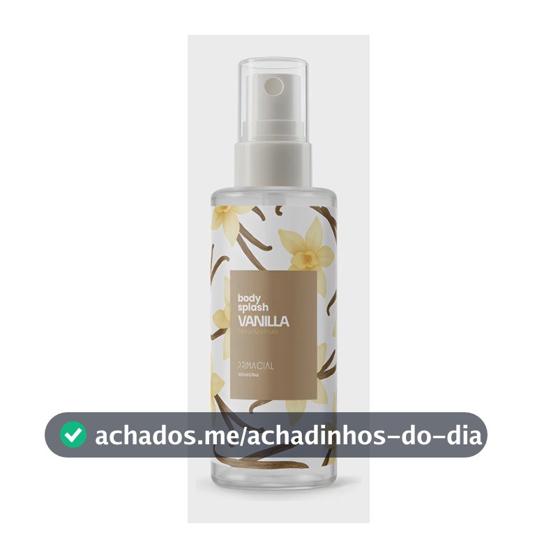 Body Splash Vanilla 100ml By Primacial