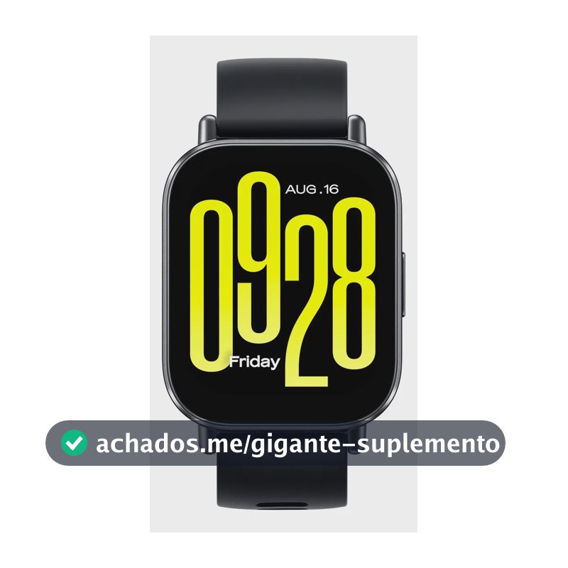 Smartwatch Xiaomi Redmi Watch 5 Active 2  Preto Preto Prateado