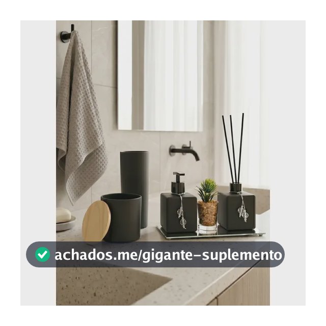 Kit Banheiro Kit Lavabo Aromatizador De Ambiente Saboneteira Preto