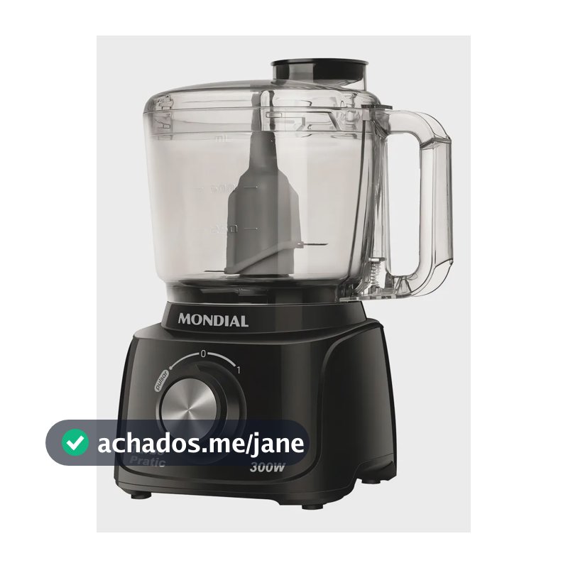 Mini processador turbo MP-16 300w cor preto Mondial