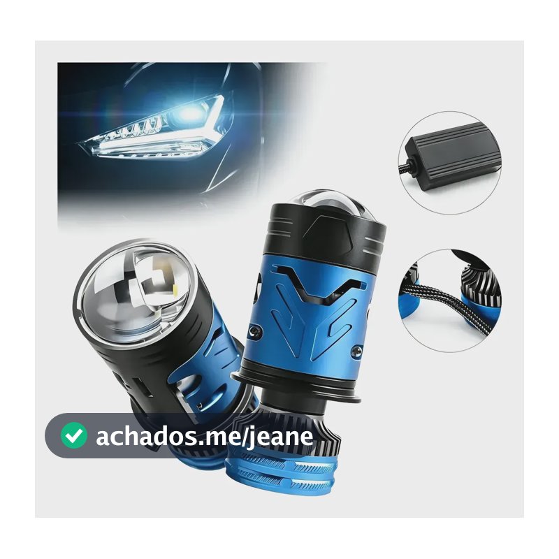 Led Projetor Lâmpadas De Led Iluminação Par Farol Carro H4 6.000k