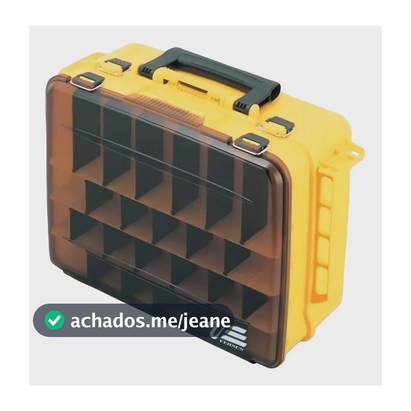 Maleta De Pesca Meiho Versus Vs-3080 - Resistente, Grande Cor Yellow