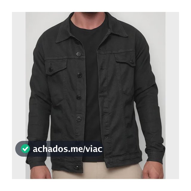 Jaqueta Masculina Sarja Jeans Slim Cores Clássicas Premium