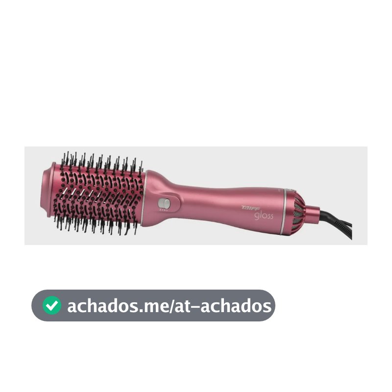 Escova Secadora Taiff Gloss Rose 1200w - Bivolt