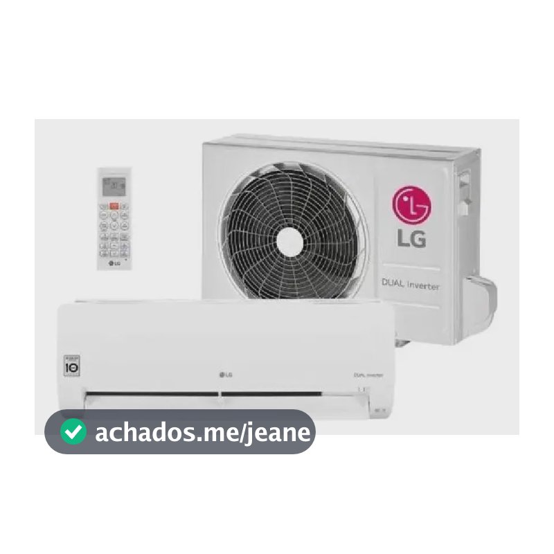 Ar-Condicionado LG Dual Inverter Compact 18.000 Btus Frio Branco S3-Q18KLQAL -