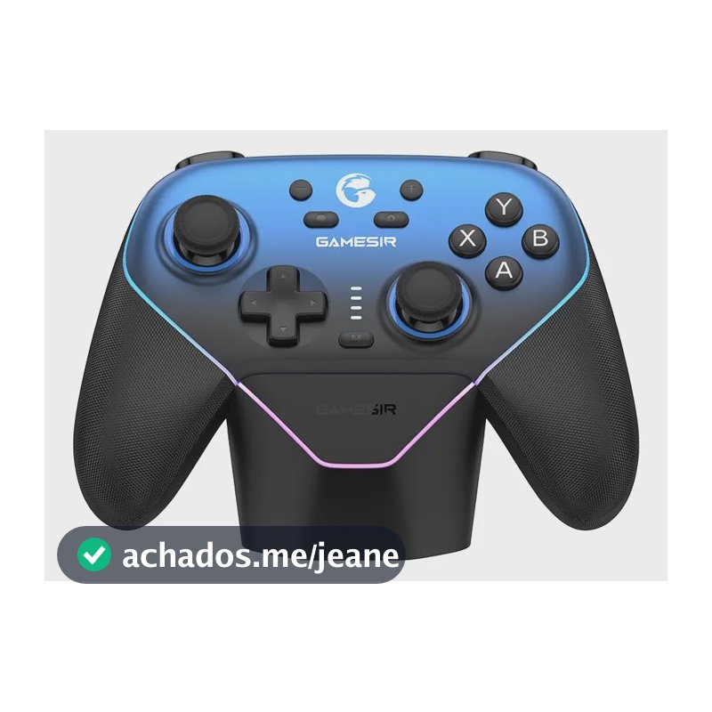 Control Gamesir S N S/F Para Pc Switch Ios Android Celular Hall Effect Anti Drift Rgb Preto Azul