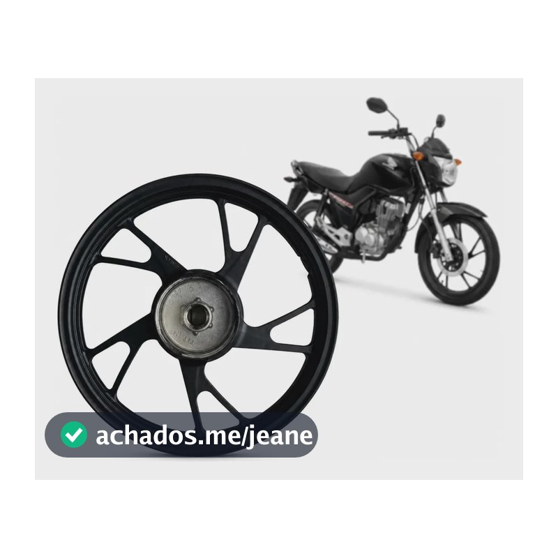 Roda Traseira Pé Galinha Liga Leve Titan 150 160 Cg Fan 160