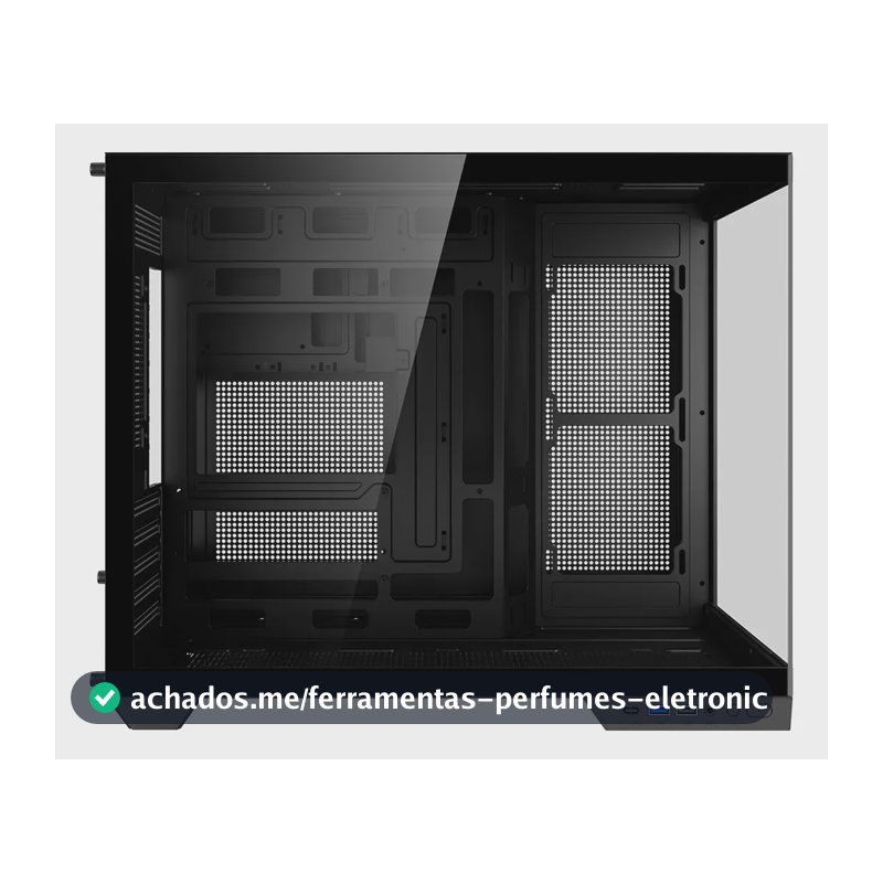 Gabinete Aquário Kalkan Saga Micro-ATX Preto KLK00043 com USB 3.0